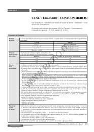 ccnl terziario - confcommercio - Ratio