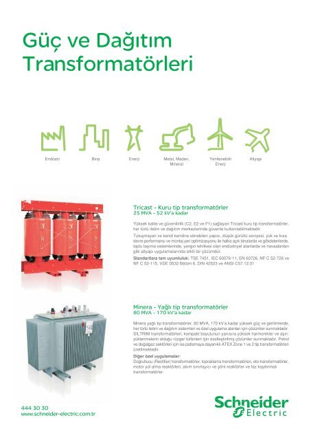 Orta Gerilim fiyat listesi (pdf, 1MB) - Schneider Electric