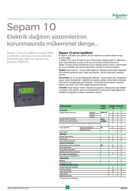 Orta Gerilim fiyat listesi (pdf, 1MB) - Schneider Electric