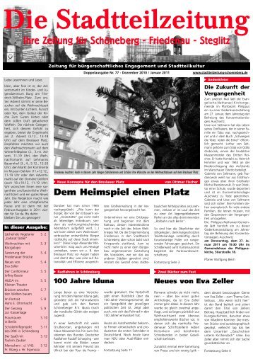 Die Stadtteilzeitung - Kinderfreizeittreff Menzeldorf ...