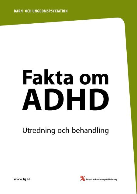 Adhd - Landstinget GÃ¤vleborg