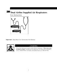 Dual Airline Supplied Air Respirators User Instructions - 3M