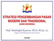 strategi pengembangan pasar modern dan ... - Kadin Indonesia