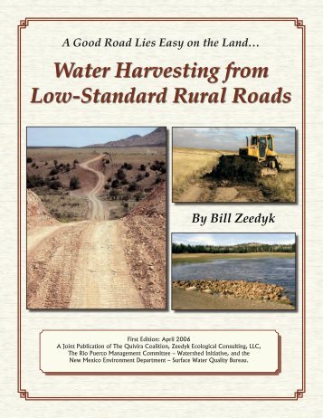 Water Harvesting from Low-Standard Rural Roads - Field Office ...