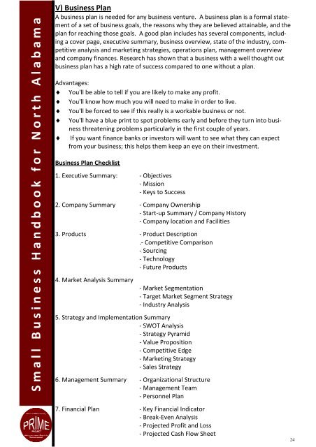 Small Business Guide - Welcome to Alabama A&M University