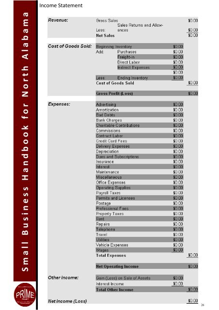 Small Business Guide - Welcome to Alabama A&M University