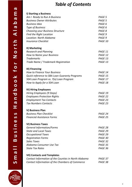 Small Business Guide - Welcome to Alabama A&M University