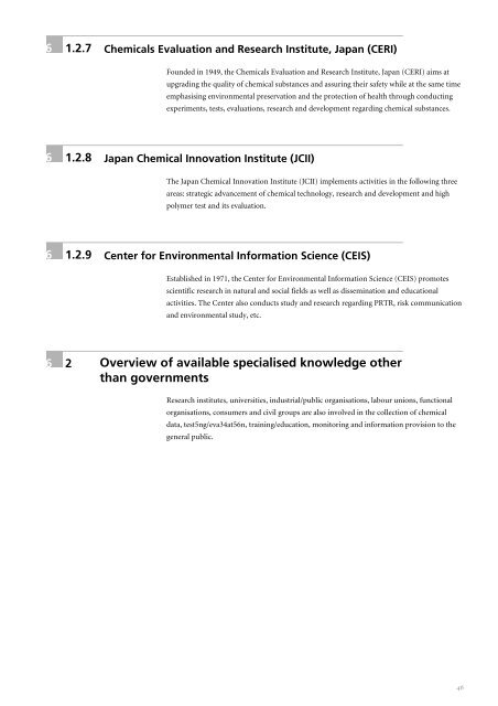 NATIONAL PROFILE on Chemicals Management - UNITAR