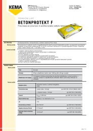 BETONPROTEKT F - Kema.si