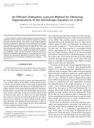 An Efficient Chebyshev-Lanczos Method for Obtaining ...