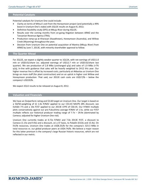 Clock - Uranium Supply Crunch and Critical ... - Andrew Johns