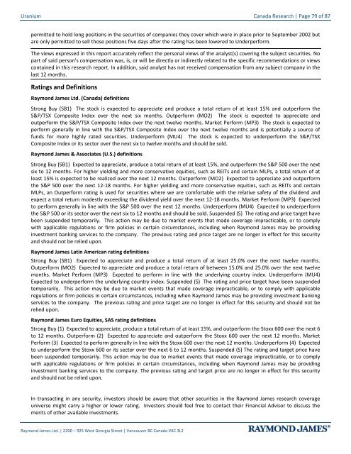 Clock - Uranium Supply Crunch and Critical ... - Andrew Johns