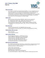 View Resume - Value Management Strategies, Inc.