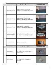 Coleman Spa Parts - PoolAndSpaCentre