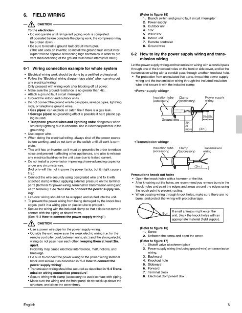 INSTALLATION MANUAL - Daikin AC