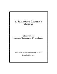 Inmate Grievance Procedures - Columbia Law School