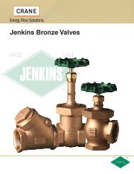 Jenkins Bronze Valves - CRANE ChemPharma & Energy