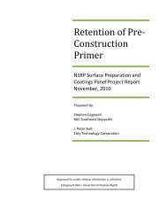 Retention of Pre-Construction Primer - NSRP