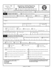 FinCEN Form 109 (03/2007) - Internal Revenue Service