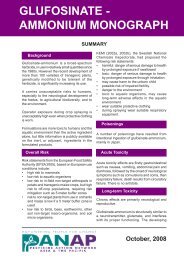 GLUFOSINATE - AmmONIUm mONOGrAph - PAN AP - Home