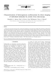 Characterisation of heterogeneous arabinoxylans by direct imaging ...