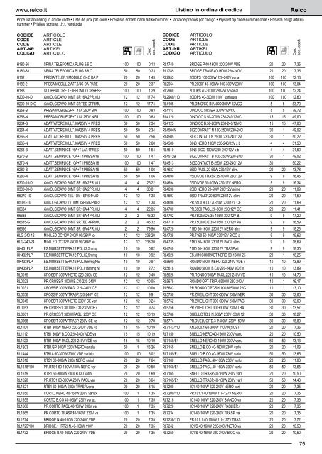 in vigore dal 1Â° maggio - Relco Group