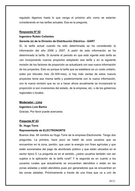 Transcripción de la Audiencia - osinergmin