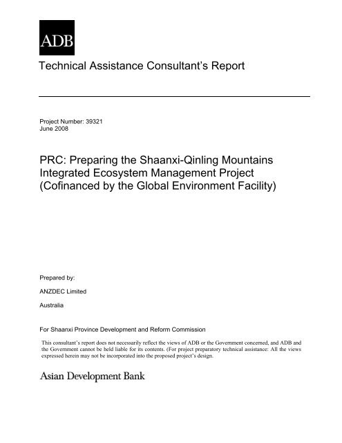 Final Report - Asian Development Bank