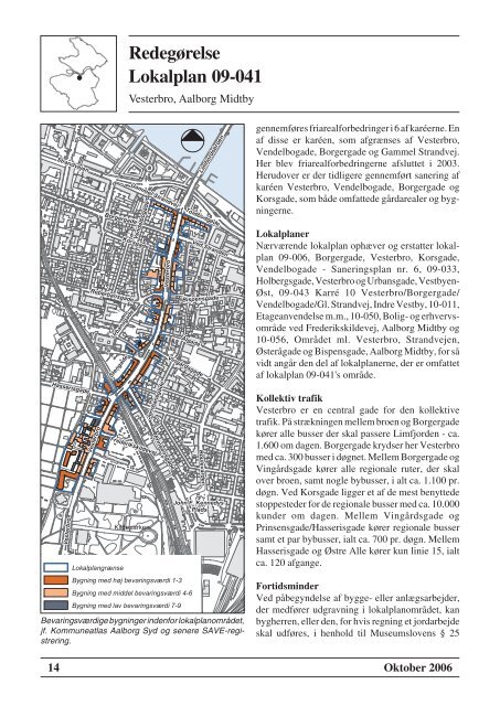 Lokalplan 09-041. Vesterbro, Aalborg Midtby - Aalborg Kommune