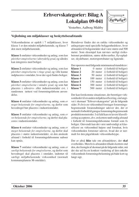 Lokalplan 09-041. Vesterbro, Aalborg Midtby - Aalborg Kommune