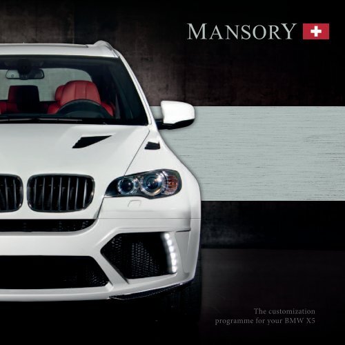 The customization programme for your BMW X5 - Mansory