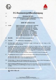 EG-Baumusterpruefbescheinigung DMT 99 ATEX E016 - Jacob GmbH
