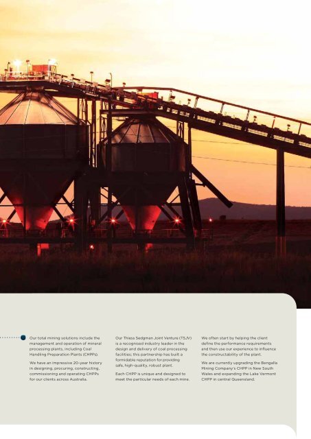 Thiess Mining Capability Brochure, 2011