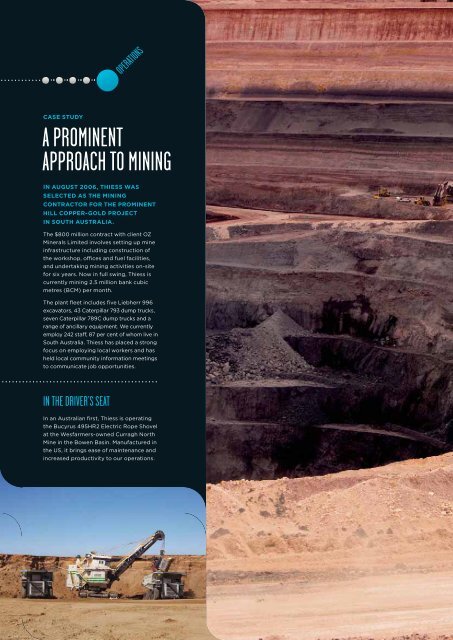 Thiess Mining Capability Brochure, 2011