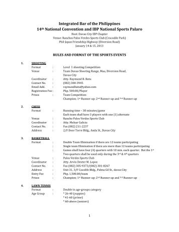 Integrated Bar of the Philippines 14th National Convention and IBP ...