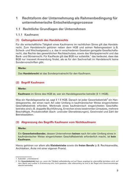 Merkur Verlag Rinteln Kaufmännische Steuerung Und Kontrolle Lösungen Leseprobe - Merkur Verlag Rinteln