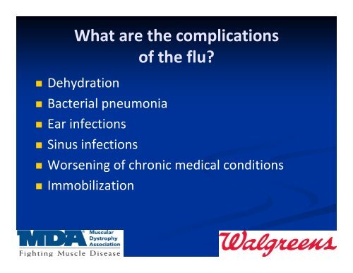 Fight the Flu with MDA & Walgreens - Muscular Dystrophy Association