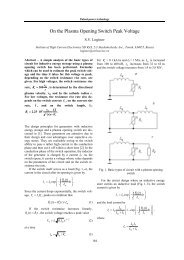 On the Plasma Opening Switch Peak Voltage