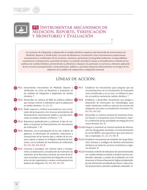 Estrategia Nacional de Cambio ClimÃ¡tico