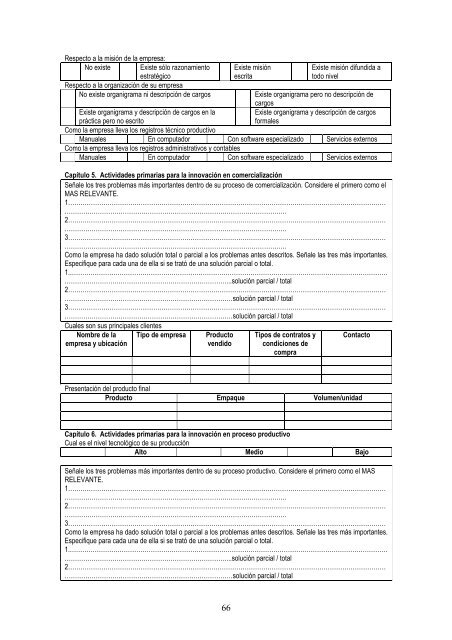 Cadena de Hortalizas para la ExportaciÃ³n - Fia