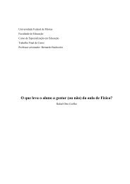 O que leva o aluno a gostar (ou não) da aula de Física?