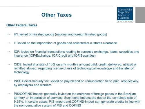 Brazil's Tax and Trade Policies under the Rousseff - Brazil-US ...