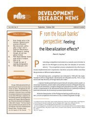 From the local banks' perspective: Feeling - Philippine Institute for ...