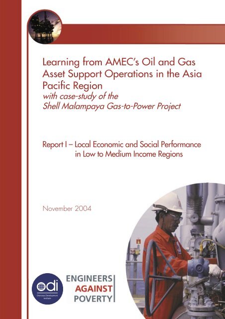 Learning from AMEC's Oil and Gas Asset Support ... - CommDev