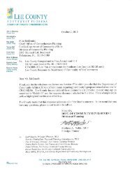Attachment 26 - Final Response Letter to DCA - Lee County Florida
