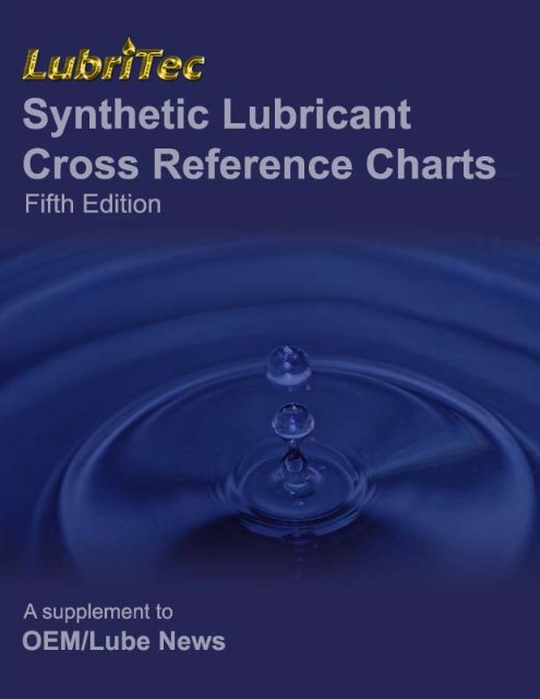 Synthetic Lubricant Cross Reference Chart