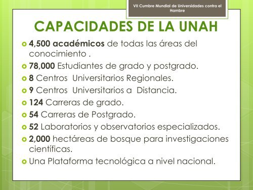 UNAH - Honduras - Universidad Nacional de Agricultura