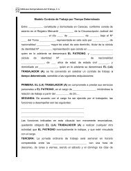 CONTRATO DE TRABAJO. VENDEDOR  En el caso ... - Juris-Line