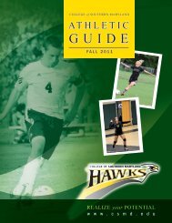 Fall 2011 Athletic Media Guide - College of Southern Maryland