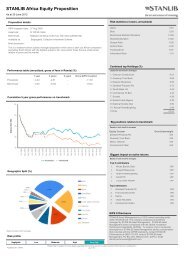 STANLIB Africa Equity Proposition